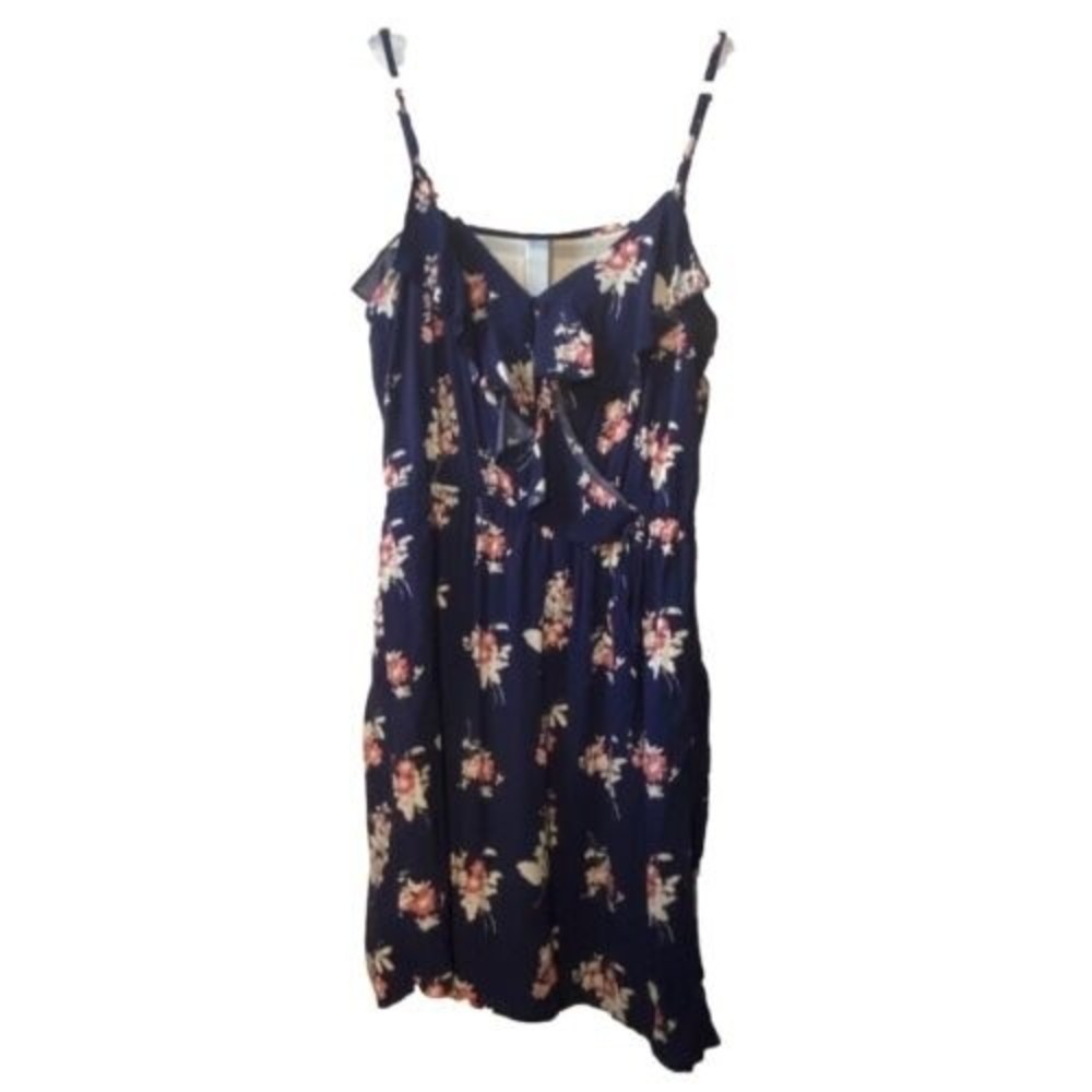 👗 Women's Mimi Chica Floral Sleeveless V-Neck Dress | Sz M | Casual Chic 👗